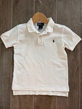 Polo by Ralph Lauren Boys size 6 white polo shirt